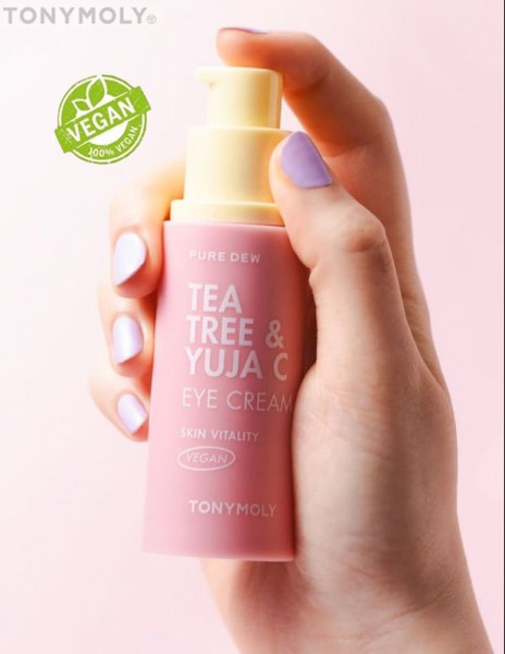 Tonymoly Pure Dew Tea Tree & Yuja C Vitality Eye Cream